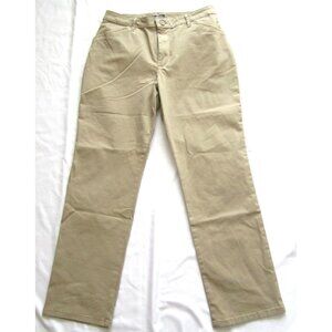 Women's Lee Mid Rise Relaxed Straight Fit Pants Sz 10 Short (WP315)
